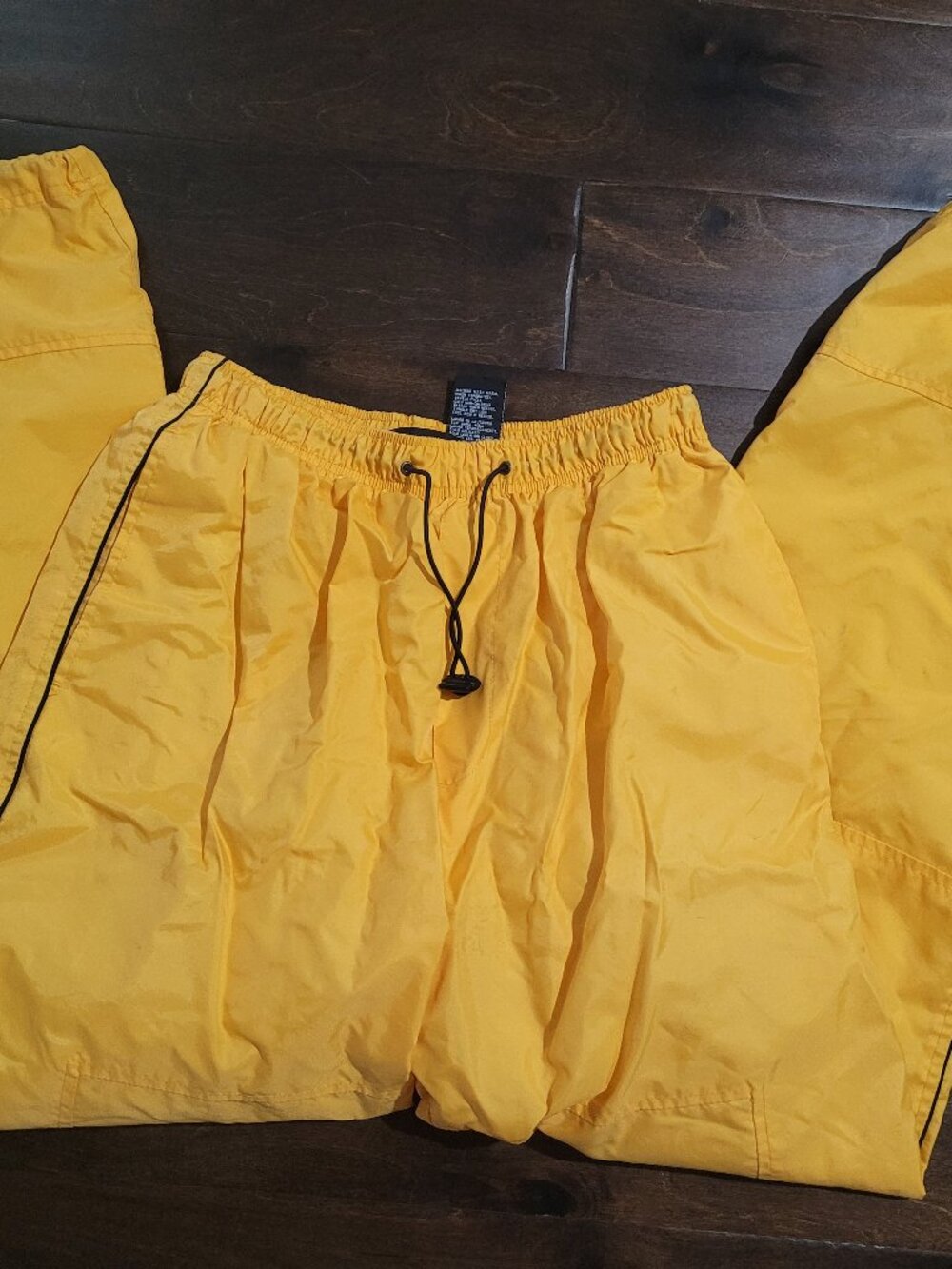 VINTAGE Starter Pants Yellow Athletic Track Style Y2K